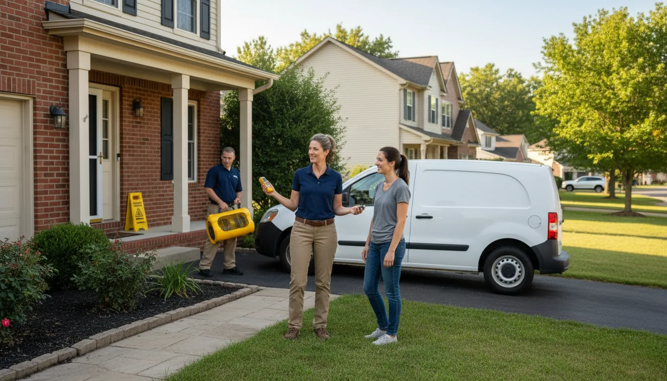 Residential water damage restoration in Buena Vista, CO